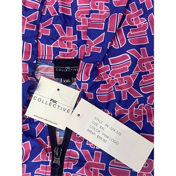 PSK Collective Cropped Hoodie Anorak Jacket Full Zip Women’s Sz XXL - Picture 3 of 5
